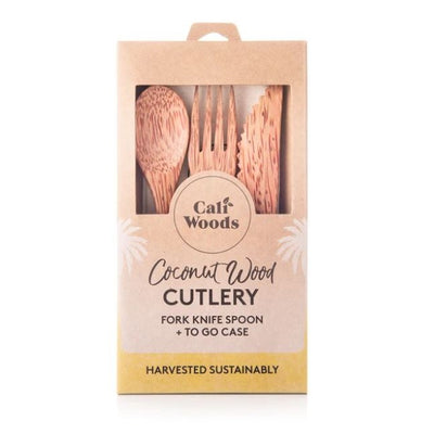 CaliWoods Coconut Wood Cutlery
