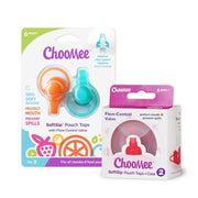 ChooMee Soft Sip Silicone Lids - with Travel Case