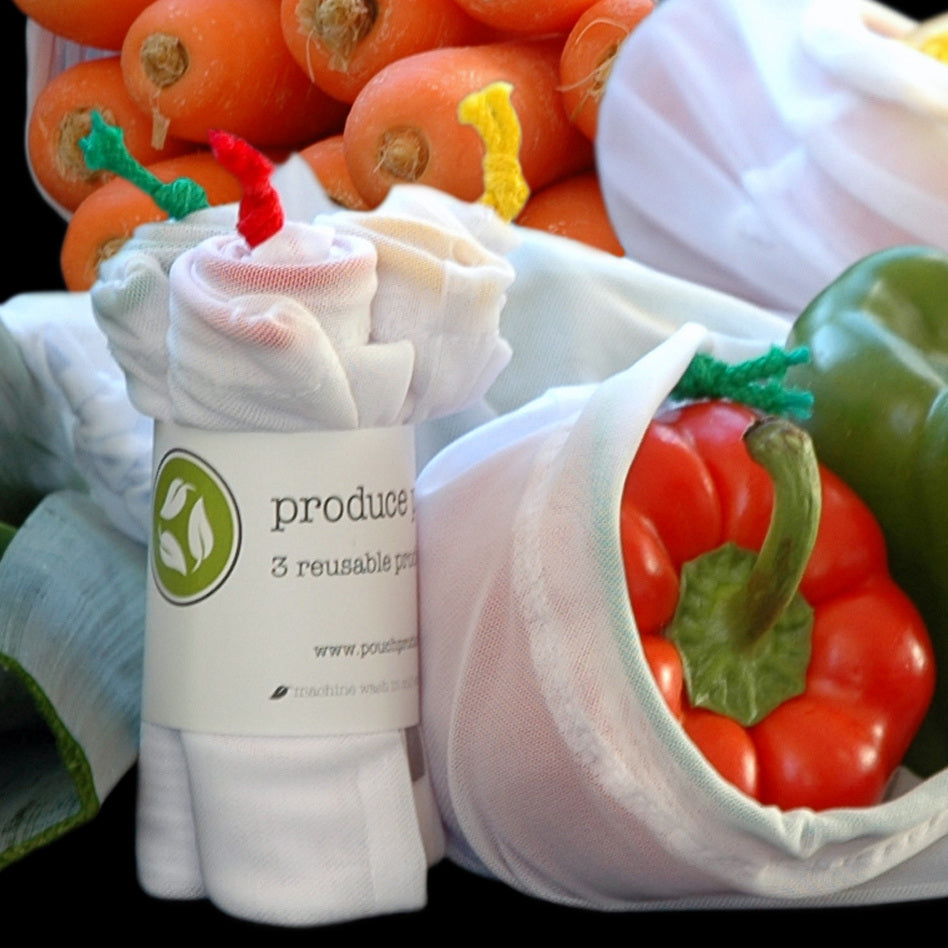 Reusable Fabric Produce Bags Kai Carrier
